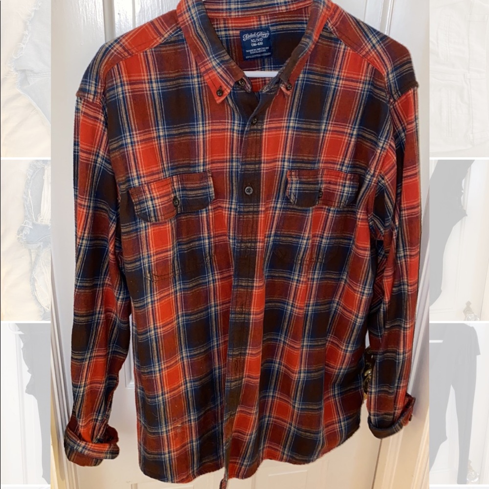 Flannel button down